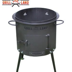 feuerofen/utschak für kasan/kazan 12 – 17 l Ø 40cm design feuerofen "grill land", stahl 3 mm